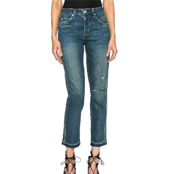 Amo Babe Jeans in Dive Bar Destroy sz 26 - Picture 1 of 5